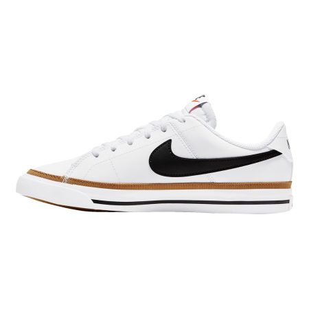 Nike Kids' Grade School Court Legacy Shoes, Boys, Tennis, Sneakers, Leather, Cushioned