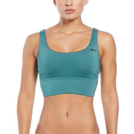 Nike Women's Essential Scoop Neck Midkini Swim Top