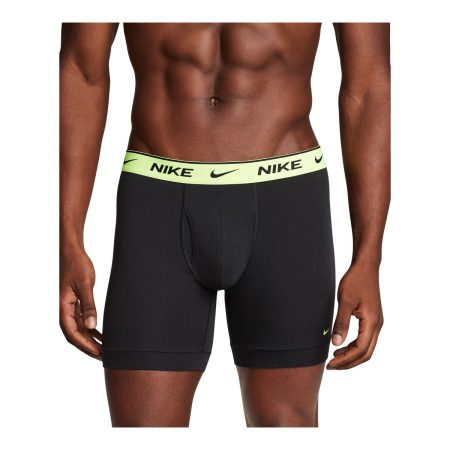 Nike Men's Essential Cotton Boxer Brief With Fly - 3 Pack