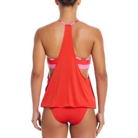 Nike Women's Statement Stripe Layered Tankini