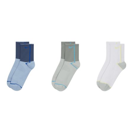 Nike Girls' Everyday Lightweight Ankle Socks - 3 Pack