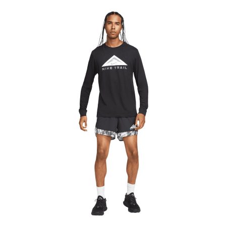 Nike Men's Trail Run Graphic Long Sleeve T Shirt