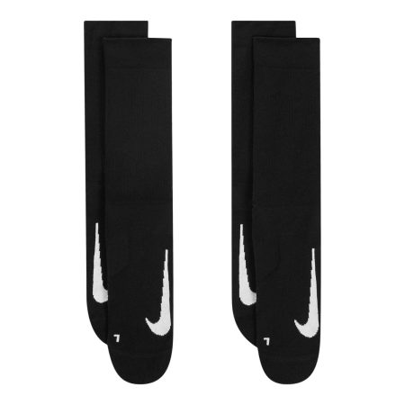 Nike Men's Run Multiplier Moisture-Wicking Crew Socks - 2 Pack