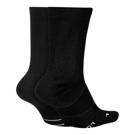 Nike Men's Run Multiplier Moisture-Wicking Crew Socks - 2 Pack