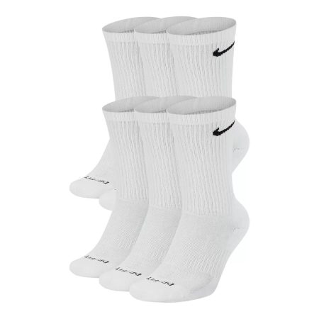 Nike Everyday Plus Athletic Crew Socks, Dri-Fit, 6-Pack