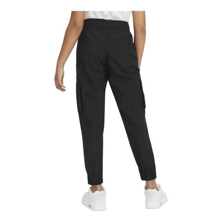 Nike Girls' Woven Cargo Sweatpants, Kids', Athletic, Training