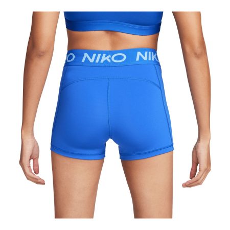 Nike Pro Women's Dri-FIT Mid-Rise 3 Inch Graphic Shorts