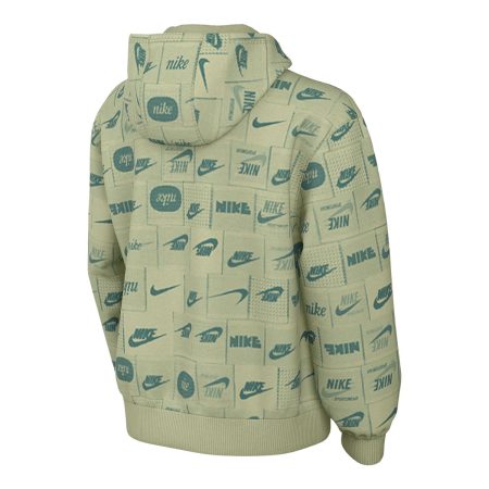 Nike Sportswear Kids' Club All Over Print Pullover Hoodie