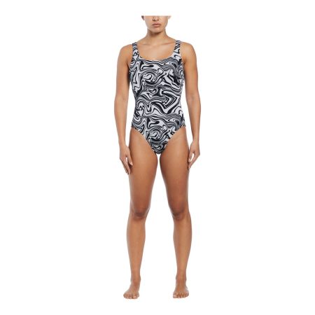 Nike Women's Swirl U Back One Piece Swimsuit