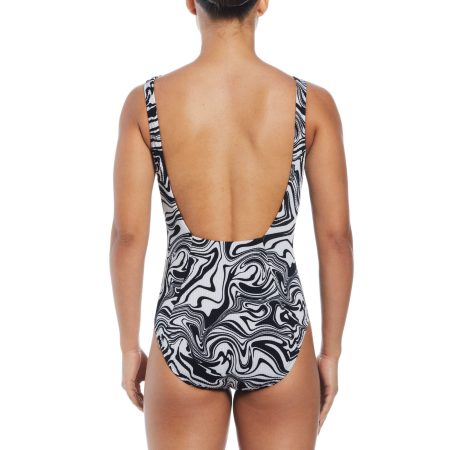 Nike Women's Swirl U Back One Piece Swimsuit