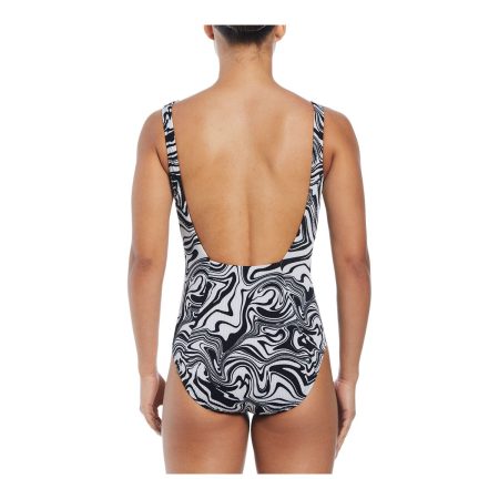 Nike Women's Swirl U Back One Piece Swimsuit