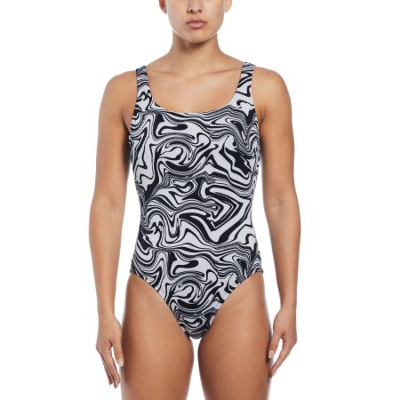 Nike Women's Swirl U Back One Piece Swimsuit