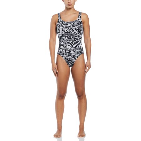 Nike Women's Swirl U Back One Piece Swimsuit