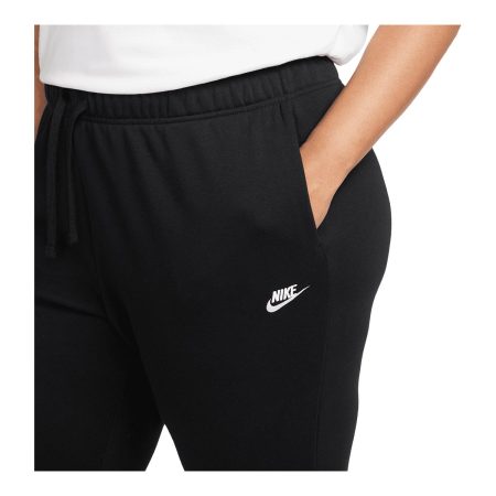 Nike Women's Club Fleece Jogger Pants, Casual, Lounge, Mid Rise