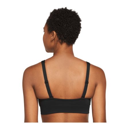 Nike Women's Dri-FIT Indy V-Neck Plunge Cutout Low Sports Bra