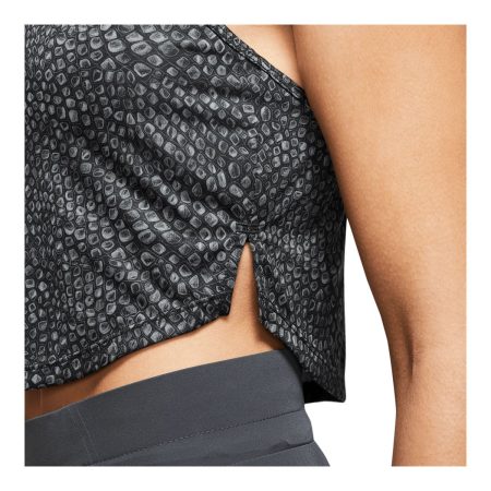 Nike Women's One Dri-FIT Crop All Over Print Tank