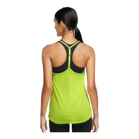 Nike Women's One Standard Elastika Tank Top, Standard Fit, Sleeveless, Dri-FIT, Sports