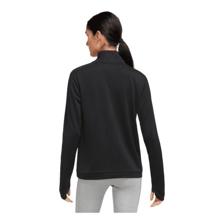 Nike Women's Run Dri-FIT Swoosh HBR Pacer 1/2 Zip Long Sleeve Top