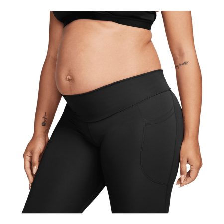 Nike Women's Maternity Dri Fit One High-Rise 7/8 Pocket Tights