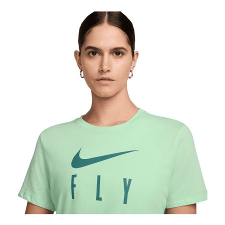 Nike Women's NK Dri-FIT Swoosh Fly Graphic T Shirt