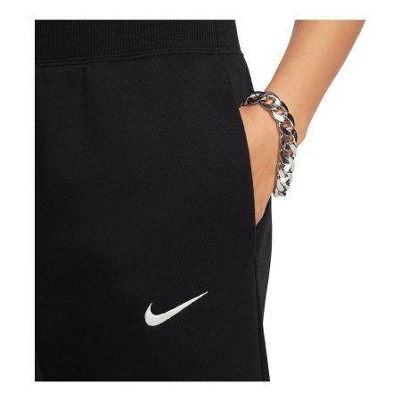 Nike Women's Phoenix Fleece High Rise Crop Pants