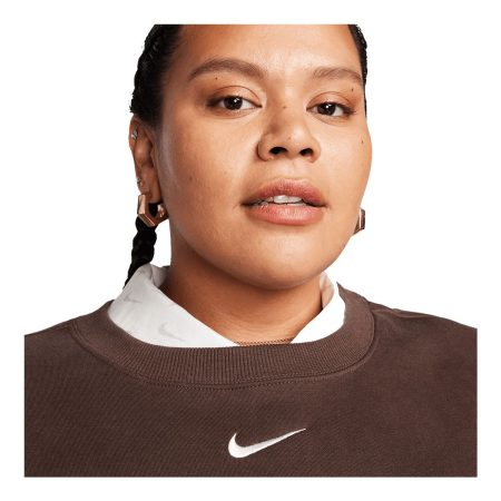 Nike Women's Phoeix Fleece Oversized Crew Sweatshirt