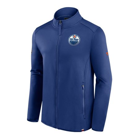 Edmonton Oilers Fanatics Authentic Pro Rink Fleece Full Zip Jacket