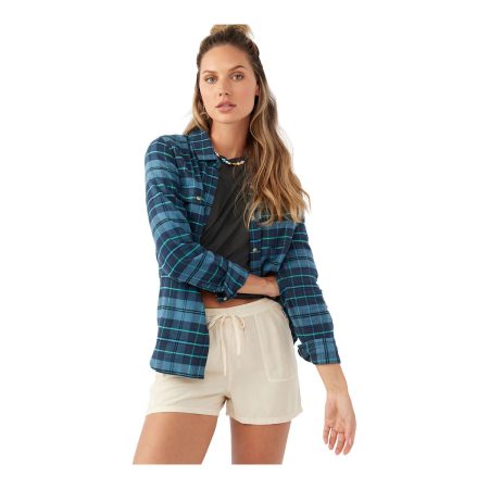 O'Neill Women's Nash Woven Flannel Top