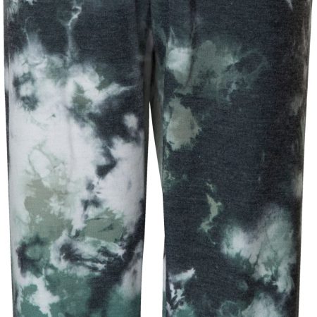 Onzie Kids' Toddler Girls' Evergreen Tie Dye Sweatpants, Casual, Lounge, Mid Rise