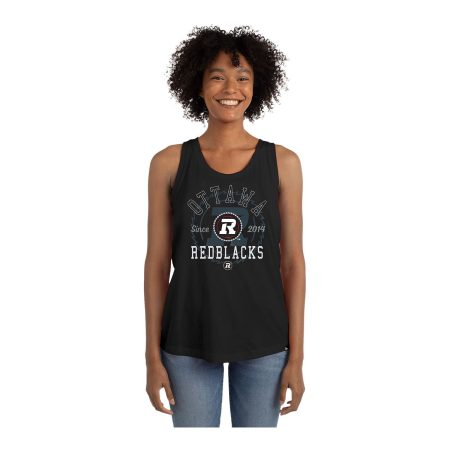 Ottawa Redblacks New Era Women's Glitter Print Tank Top