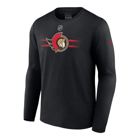 Ottawa Senators Fanatics Authentic Pro Cotton Long Sleeve T Shirt