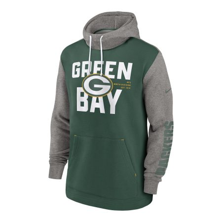 Green Bay Packers Nike Color Block Hoodie