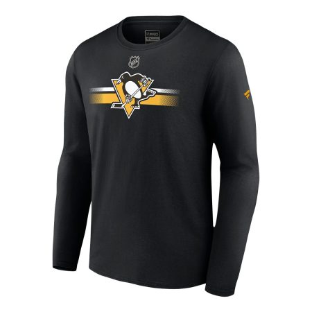 Pittsburgh Penguins Fanatics Authentic Pro Long Sleeve Cotton T Shirt