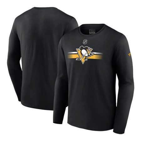 Pittsburgh Penguins Fanatics Authentic Pro Long Sleeve Cotton T Shirt