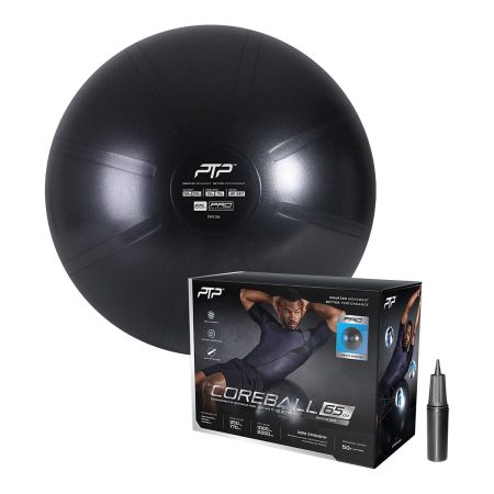 PTP CoreBall Gym Ball - 65 cm/Onyx Black