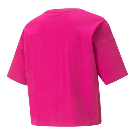 PUMA Women's Essentials Cotton Crop T Shirt, Relaxed Fit