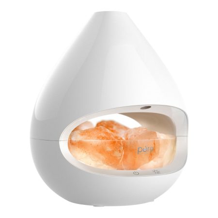 Pureglow Himalayan Salt Rock Lamp And Oil Diffuser