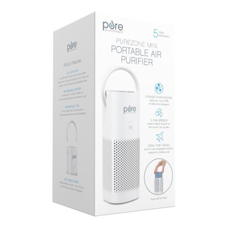 PureZone Mini Portable Hepa Air Purifier