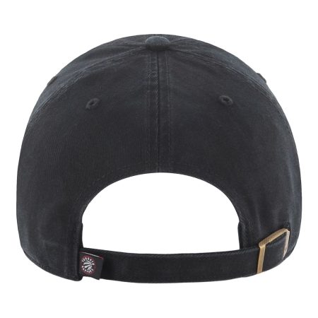 Toronto Raptors 47 Brand Black Tonal Clean Up Cap