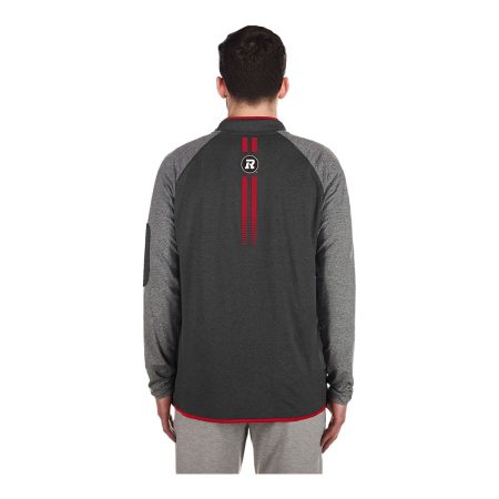 Ottawa Redblacks New Era Quarter Zip Long Sleeve Top