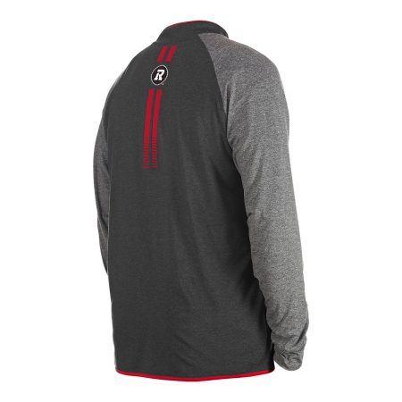 Ottawa Redblacks New Era Quarter Zip Long Sleeve Top