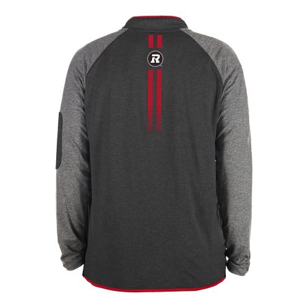 Ottawa Redblacks New Era Quarter Zip Long Sleeve Top