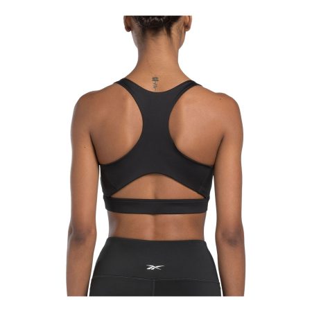 Reebok Women's Identity TR Racer Mid Sports Bra