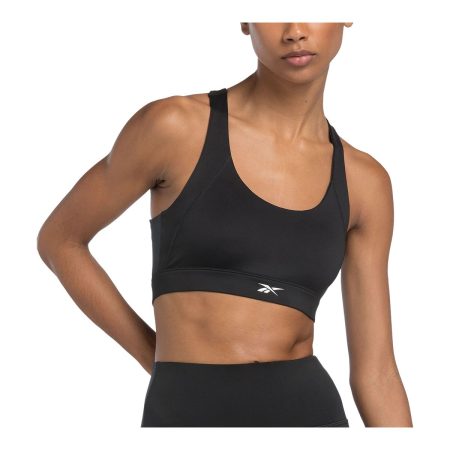 Reebok Women's Identity TR Racer Mid Sports Bra