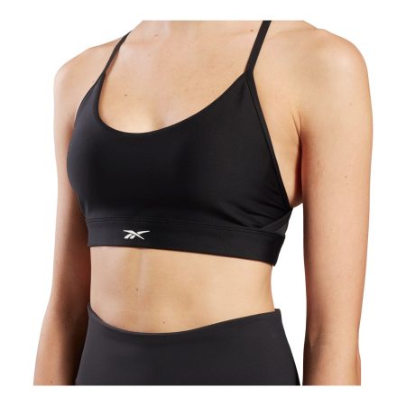 Reebok Women's Lux Strappy Sports Medium Sports Bra