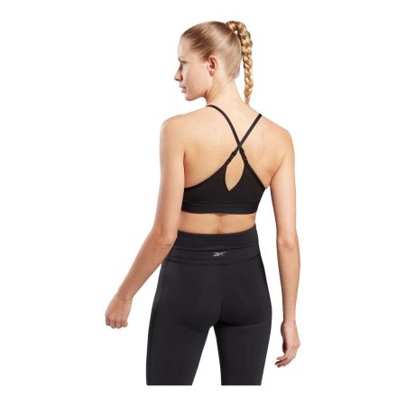 Reebok Women's Lux Strappy Sports Medium Sports Bra