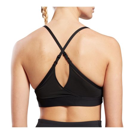 Reebok Women's Lux Strappy Sports Medium Sports Bra