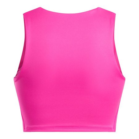 Reebok Women's Lux Cont Crop Medium Sports Bra