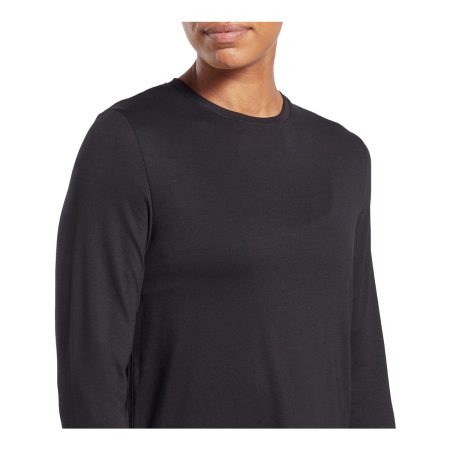 Reebok Women's Plus Size Activchill Dreamblend Long Sleeve T Shirt