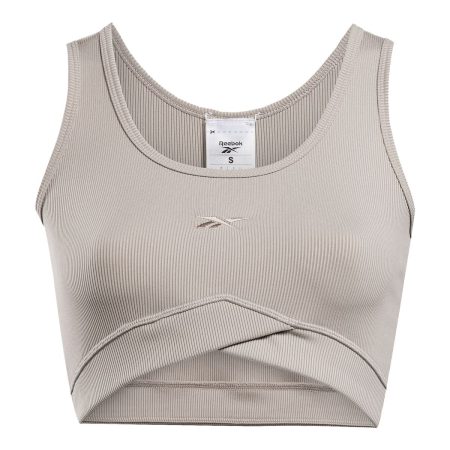 Reebok Women's Studio Rib Crop Medium Sports Bra